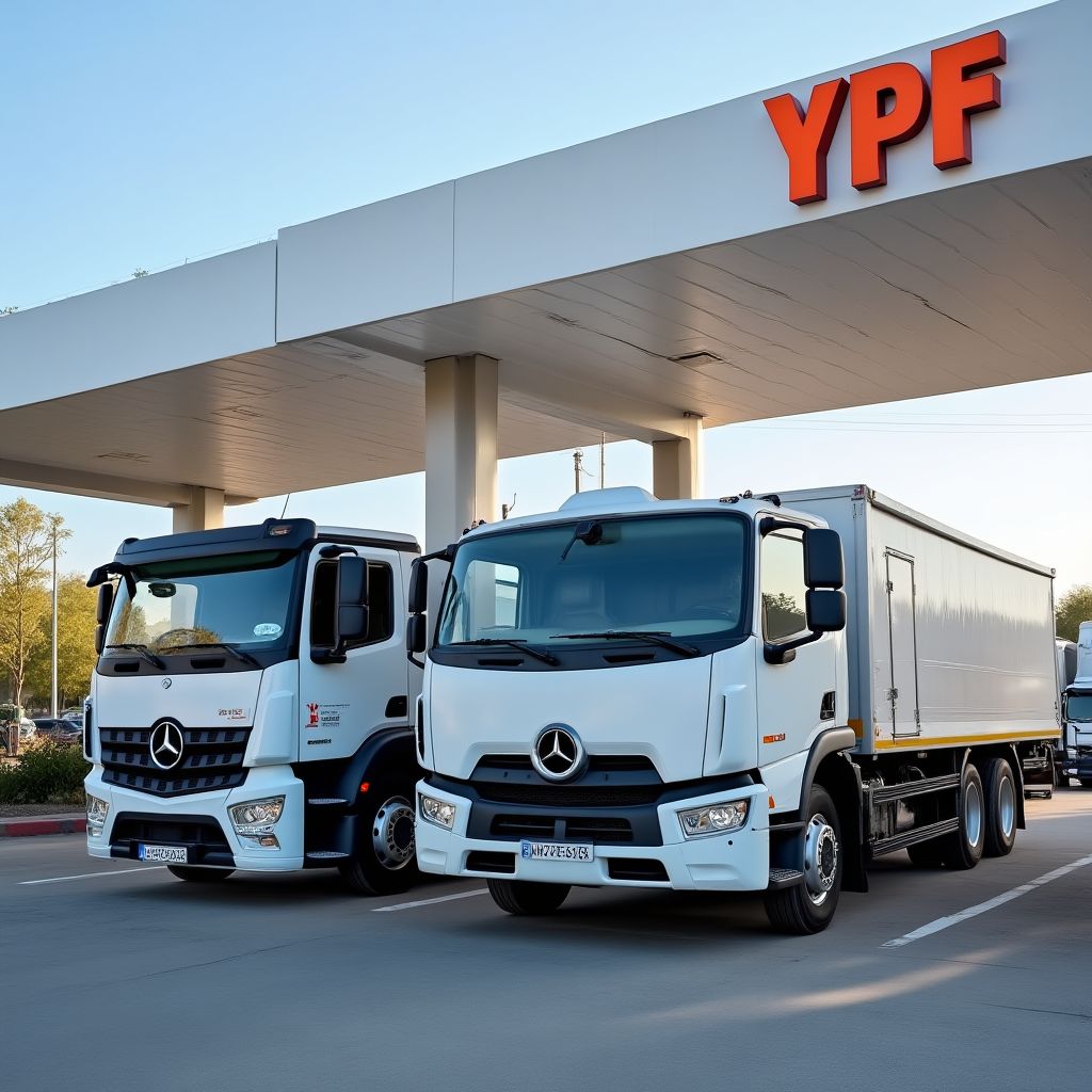 Flota de vehículos empresariales en YPF